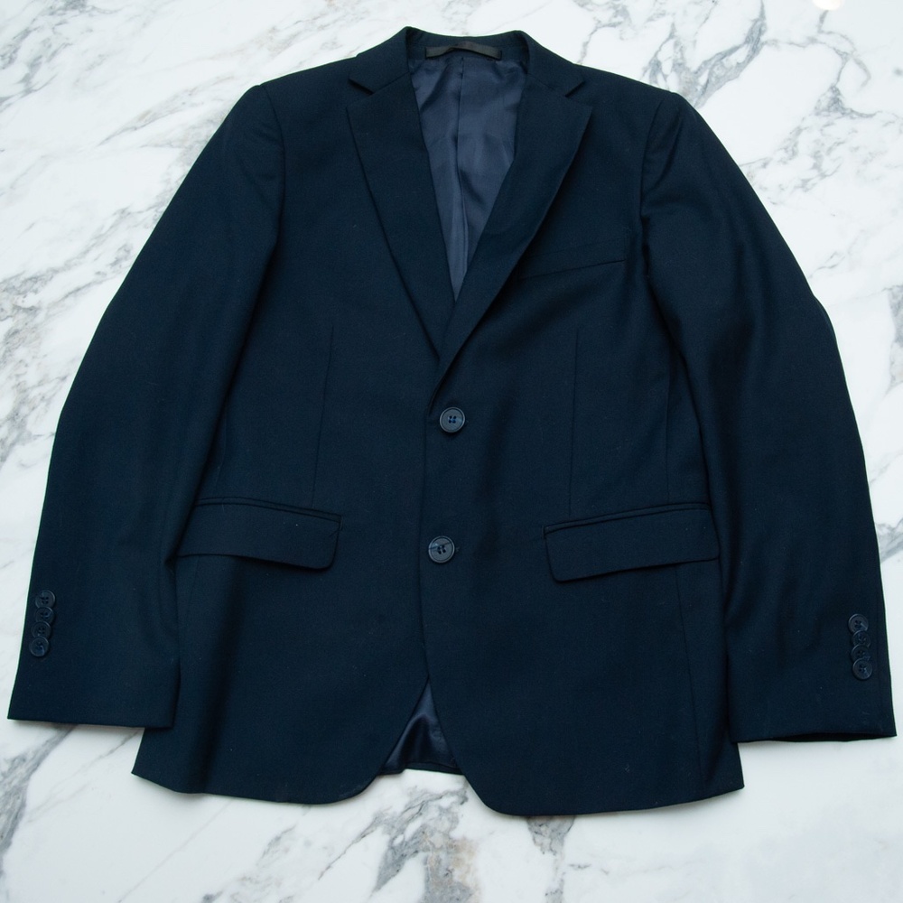 Boys Isaac Mizrahi Navy Blazer Sports Jacket Size 14
